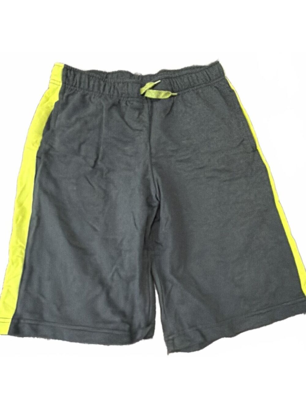 Cat & Jack Gray with Yellow Fleece Shorts - Boys XXL